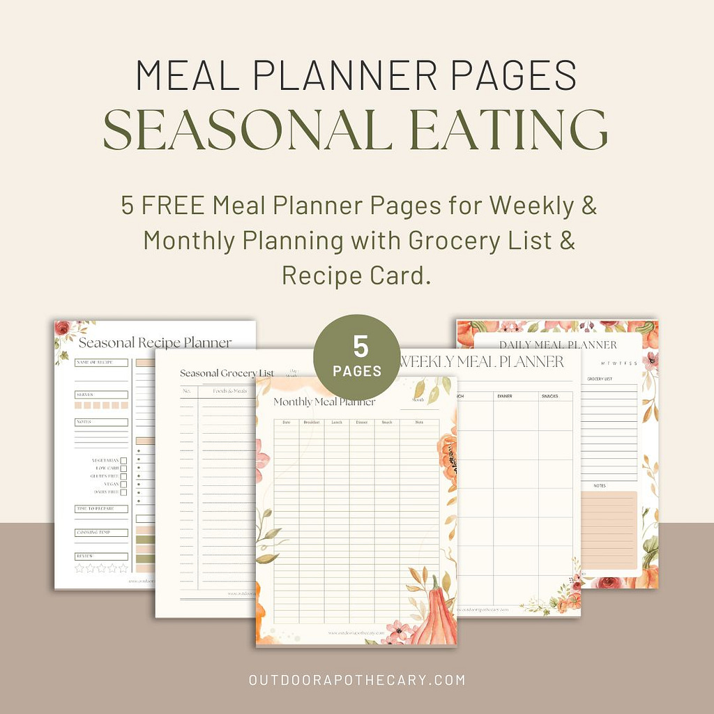 free meal planning pages