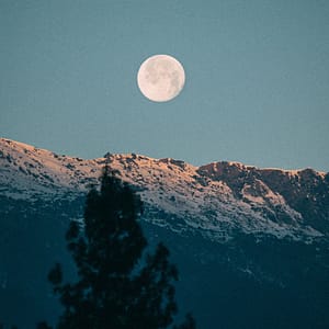 December's full moon - a cold moon