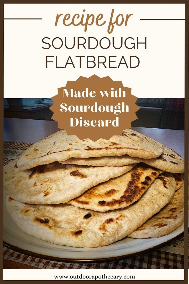 Healthy Sourdough Flatbread From Discard - The Outdoor Apothecary